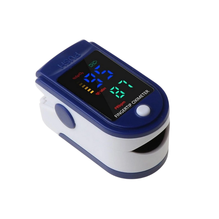 Kolay Kullanımlı Parmak Tipi Pulse Oksimetre Ev Tipi Kullanım