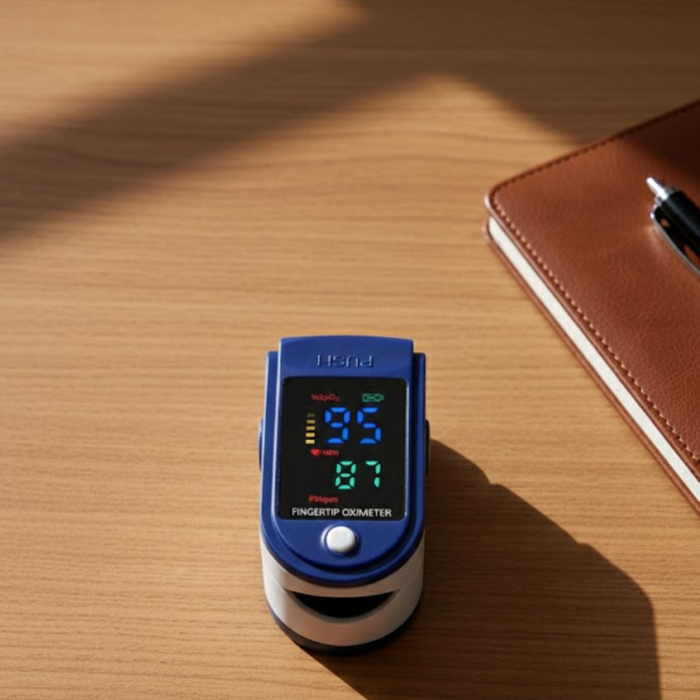 Parmak Tipi Pulse Oksimetre Hassas Ölçüm Taşınabilir Sağlık Cihazı