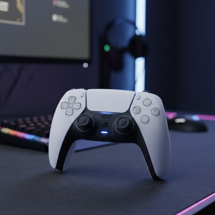 Kablosuz Oyun Kumandası PS5 İçin Titreşimli ve Konforlu Kullanım