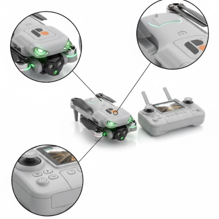 Katlanabilir Drone HD Çekim Uzun Süreli Uçuş Deneyimi