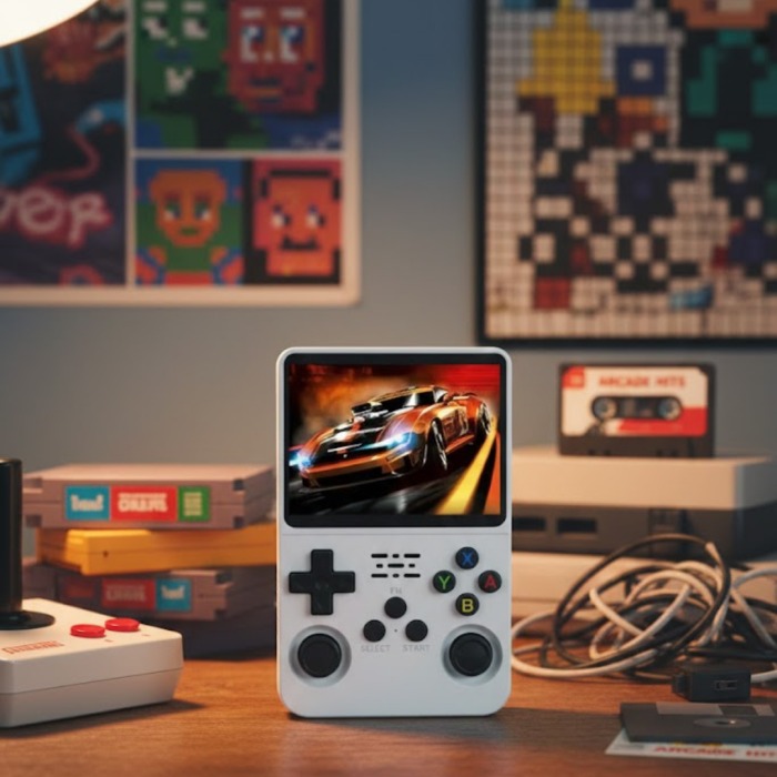 Klasik Oyun Konsolu 64 Bit İşlemci ve Çift Kart Girişi Özellikli