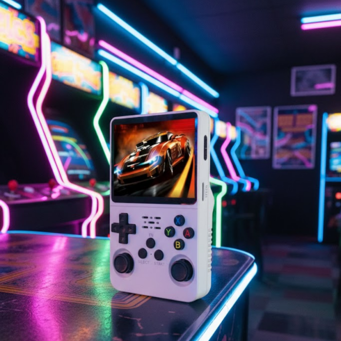 Taşınabilir Retro Oyun Konsolu Geniş Ekran ve Çoklu Emülatör Desteği