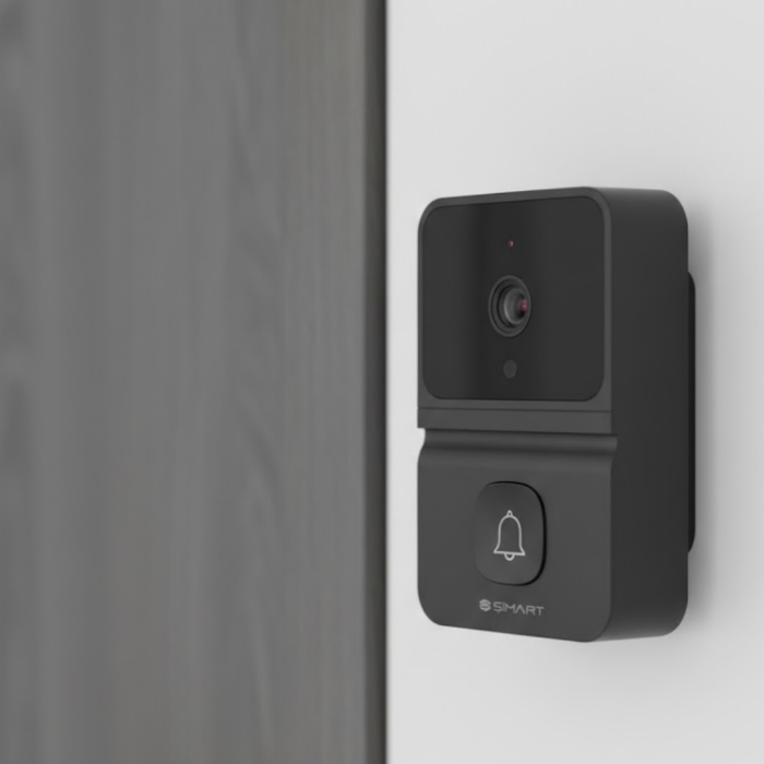 Akıllı Kapı Zili Kamera Gece Görüşlü Çift Yönlü Sesli WiFi