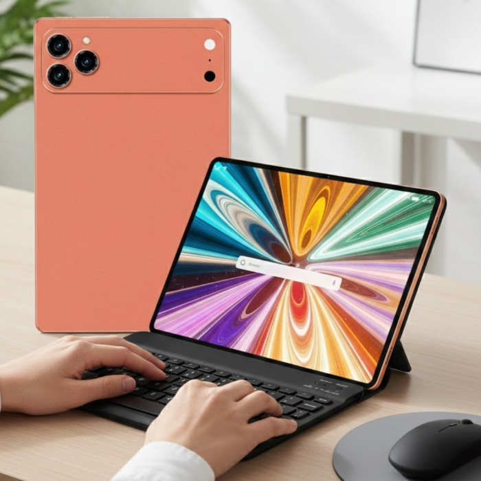 Android Tablet Klavyeli Set Stylus Kalem Kılıf Cam Dahil