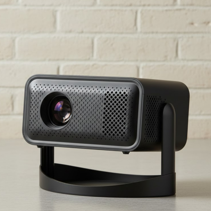 Smart Projector Android TV Taşınabilir Gimbal Standlı
