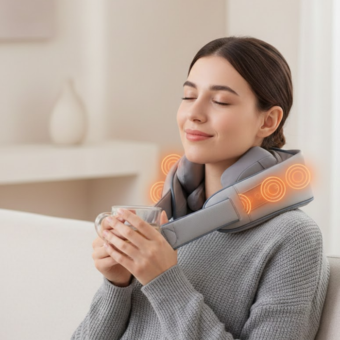 1800mAh Pil Kapasiteli Boyun Masaj Aleti