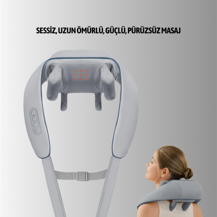 1800mAh Pil Kapasiteli Boyun Masaj Aleti