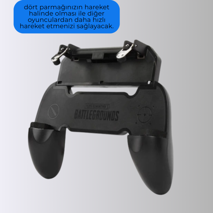 PUBG Mobile İçin Tetikleyicili Joystickli Telefon Gamepadi