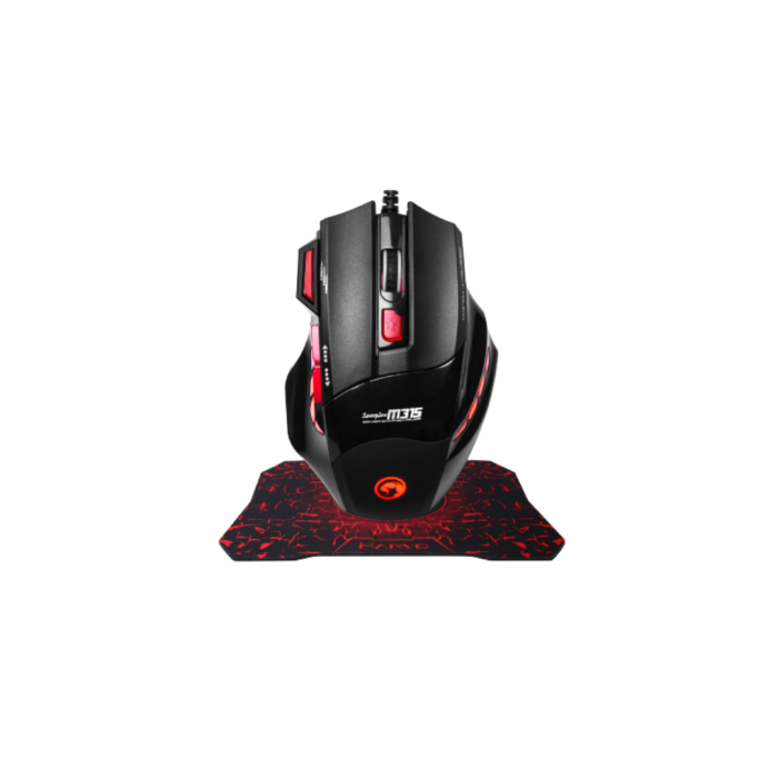 Işıklı Oyuncu Mouse ve Mousepad Seti Ergonomik Tasarım ve RGB Aydınlatma