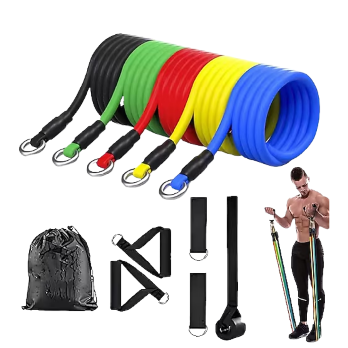 Full Body Antrenman İçin Kapı Arkası Spor Bandı ve Aksesuar Seti