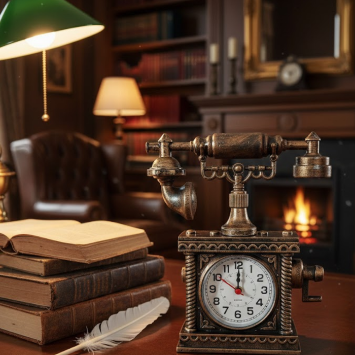 Modern Tasarımlı Çalar Saat Dekoratif ve İşlevsel Masa Saati