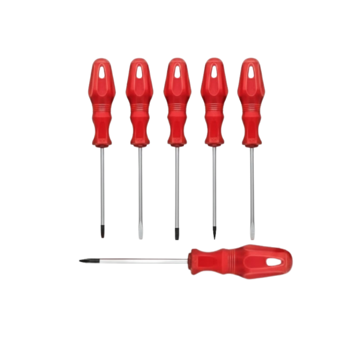 Düz ve Yıldız Başlıklı 7li Tornavida Seti Ergonomik Tutma