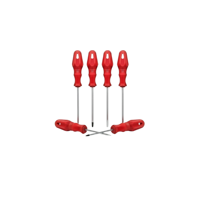 Düz ve Yıldız Başlıklı 7li Tornavida Seti Ergonomik Tutma