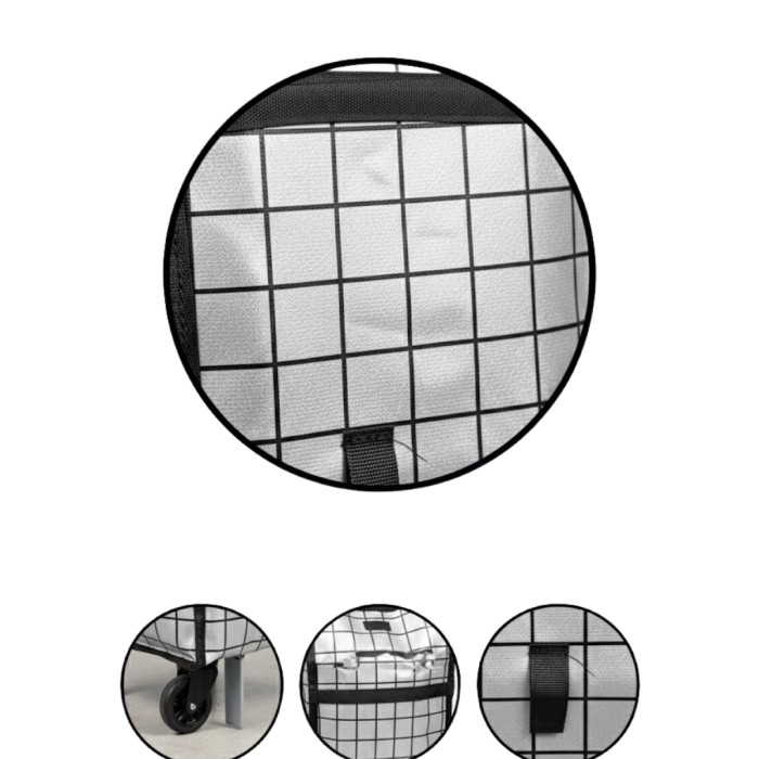 Geniş Hacimli Tekerlekli Pazar Çantası Dayanıklı ve Ergonomik