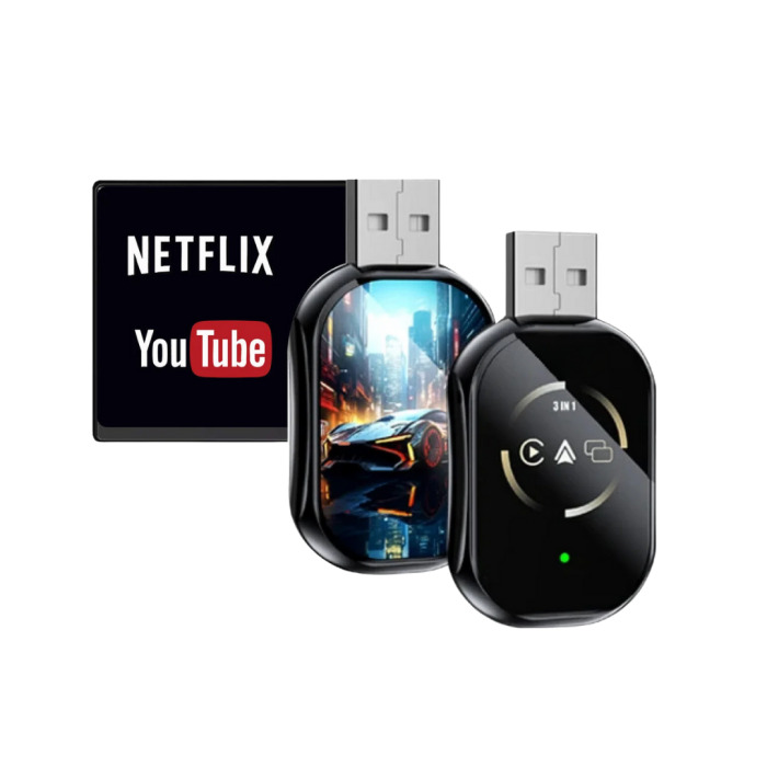 CarPlay Destekli Araçlar İçin Kablosuz Android Auto Dönüştürücü