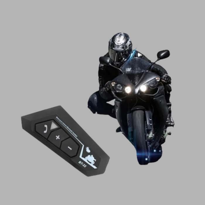 BT22 Kask Bluetooth Kulaklık Su Geçirmez Motosiklet İletişim Sistemi