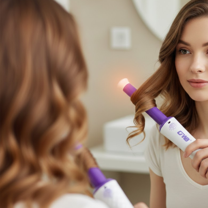 GW Taşınabilir Saç Maşası – Tourmaline Seramik, Negatif İyon Teknolojisi