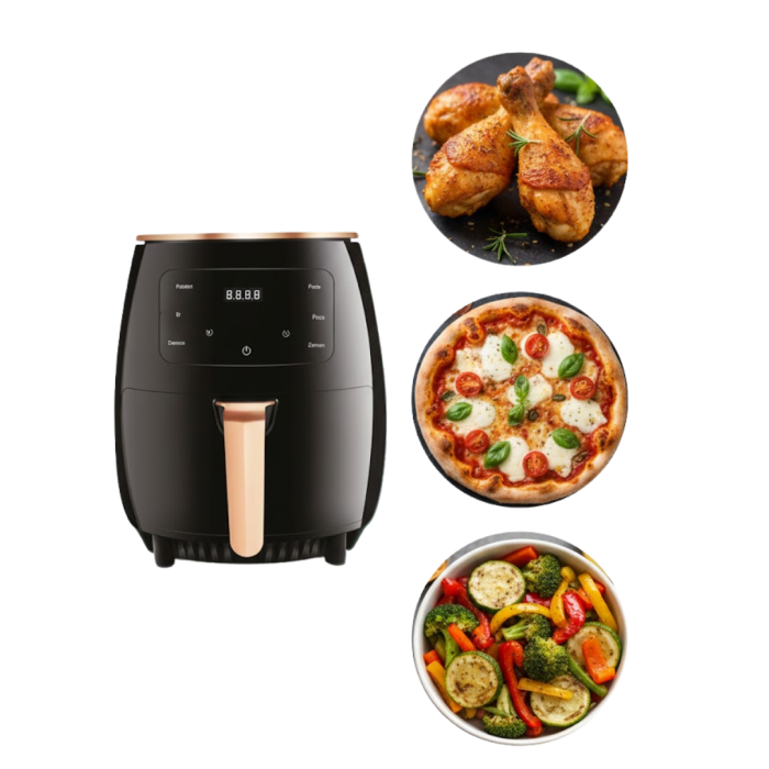 Çok Amaçlı Air Fryer Kızartma Fırınlama ve Isıtma Özellikli
