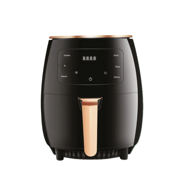 6 Litre Geniş Hazneli Air Fryer Yüksek Güçlü Sağlıklı Yağsız Pişirme