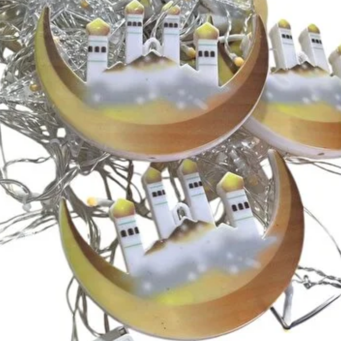 Ev İçi Ramazan LED Aydınlatma Saçağı 3 Metre Şık Tasarım