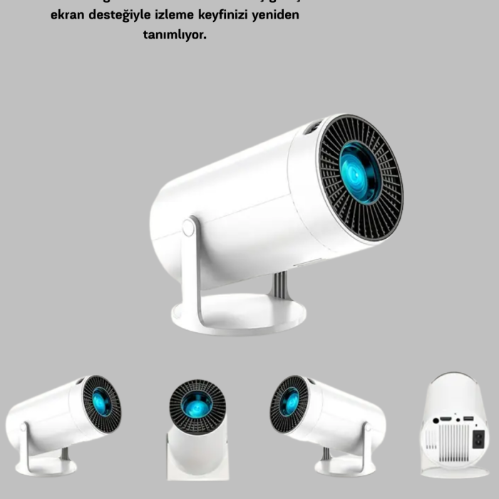 Kablosuz Bağlantılı Full HD Ev Sinema Projeksiyonu 160 ANSI Lümen