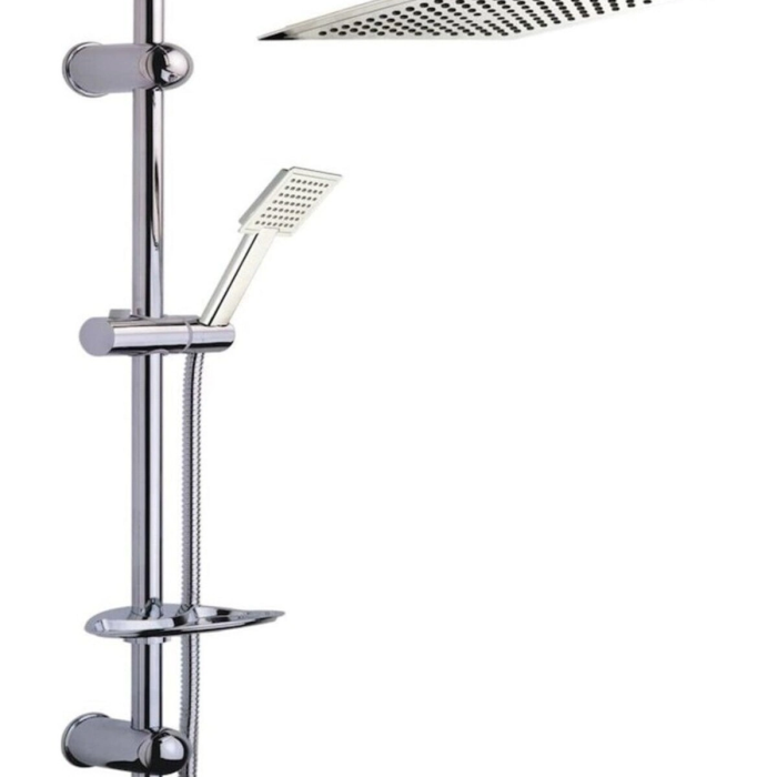 Dubai Yeni Nesil Yağmurlama Etkili Krom Duş Robotu Seti - Fonksiyonel Tepe Duş Takımı