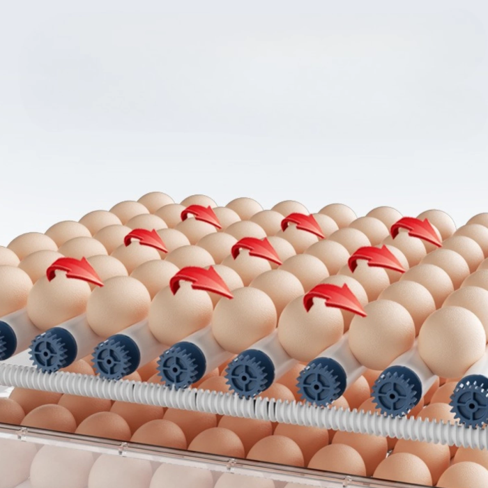 Tam Otomatik 120 Yumurta Kapasiteli Kuluçka Makinesi - Civciv Kaz Hindi Ördek İçin Wifi Kameralı Yedek Motorlu Set