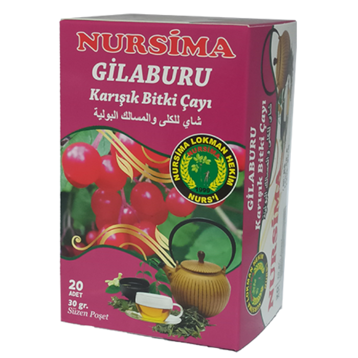 Nursima Gilaburu Karışık Bitki Çayı 20 li Süzen Poşet