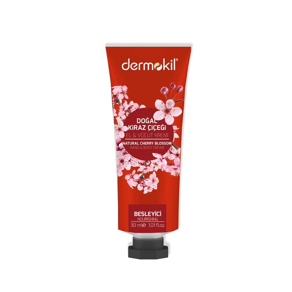 DERMOKİL Kiraz Çiçeği El ve Vücut Kremi 30 ml
