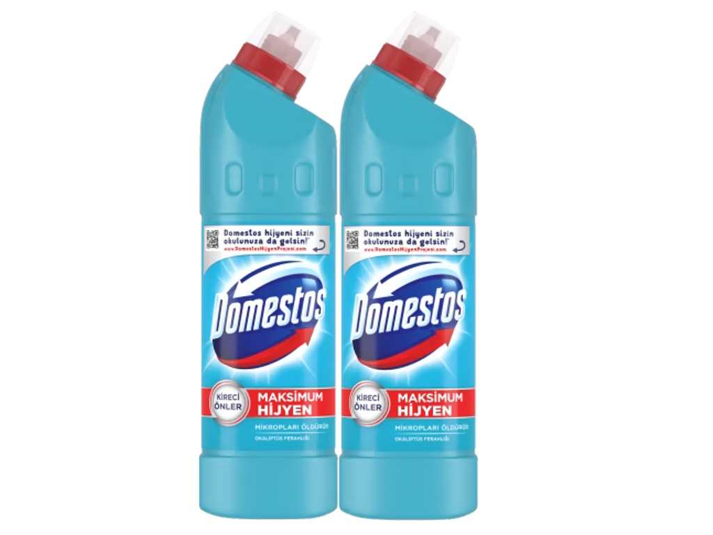 Domestos Çamaşır Suyu 750 ml Okaliptüs Ferahlığı (750 ml x 2 adet)