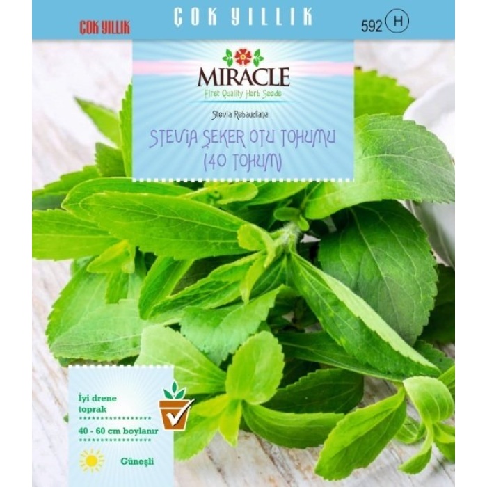 Doğal Stevia Şeker Otu Tohumu (40 tohum)
