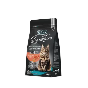 Peritas Signature Somonlu Yetişkin Kedi-Tüy Yum. Önl. 2kg