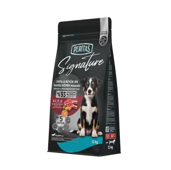 Peritas Signature Kuzulu Yavru Köpek Orta ve Büyük Irk - 12kg