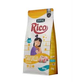RICO Tavuklu Yavru Kedi 15 kg