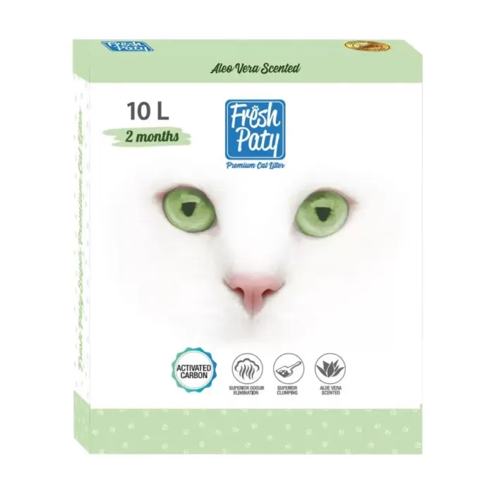 Fresh Paty Kedi Kumu Aloe Vera Kokulu - 10 lt