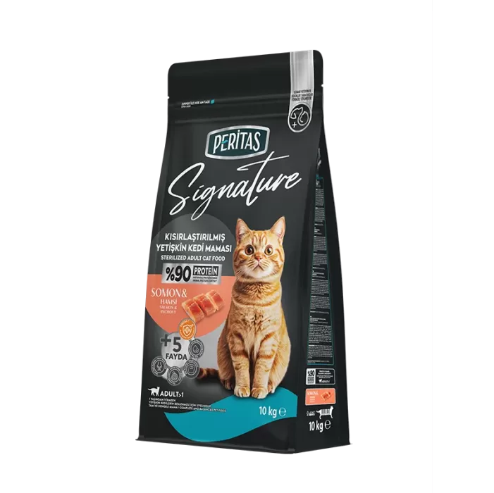Peritas Signature Somonlu Kısırlaştırılmış Kedi 10kg