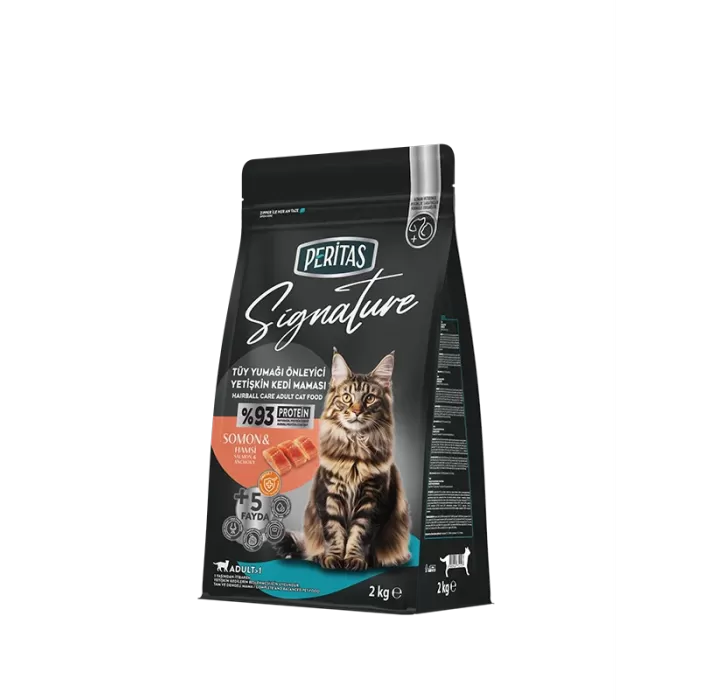 Peritas Signature Somonlu Yetişkin Kedi-Tüy Yum. Önl. 2kg