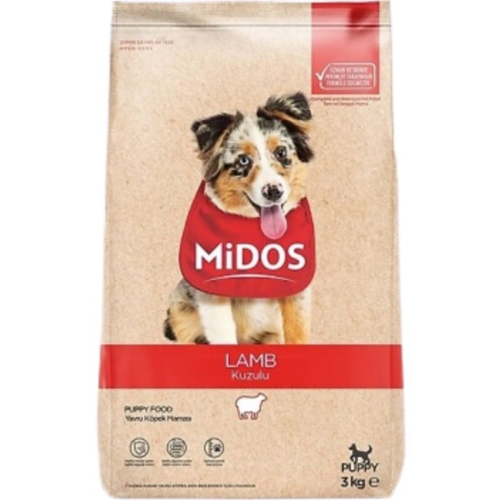 MİDOS K.Etli ve Pirinçli Yavru Köpek (Sağlıklı Gelişim) 3kg