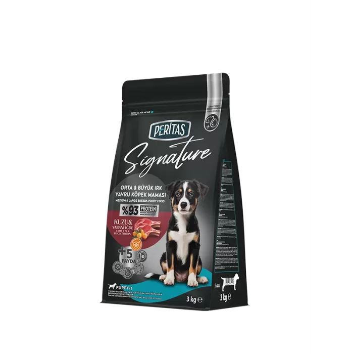 Peritas Signature Kuzulu Yavru Köpek Orta ve Büyük Irk - 3kg