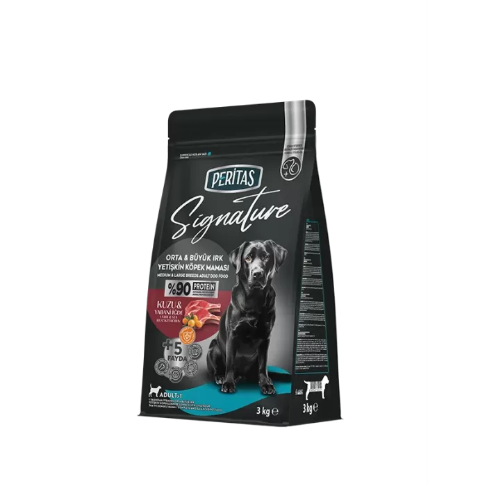 Peritas Signature Kuzulu Yetişkin Köpek Orta ve Büyük Irk - 3kg