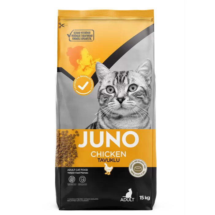 JUNO Tavuklu Yetişkin Kedi 15kg