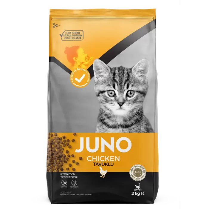 JUNO Tavuklu Yavru Kedi 2kg