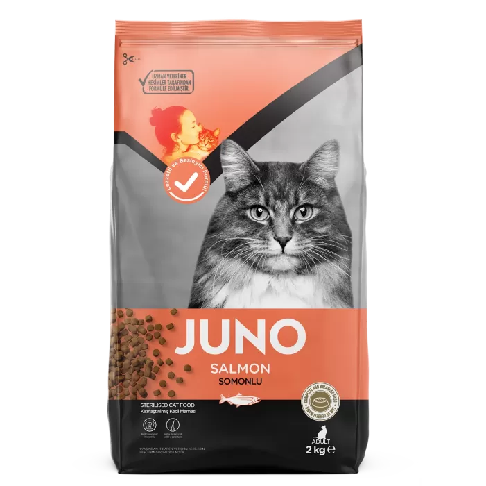 JUNO Balıklı ve Pirinçli Kısırlaştırılmış Kedi 2kg