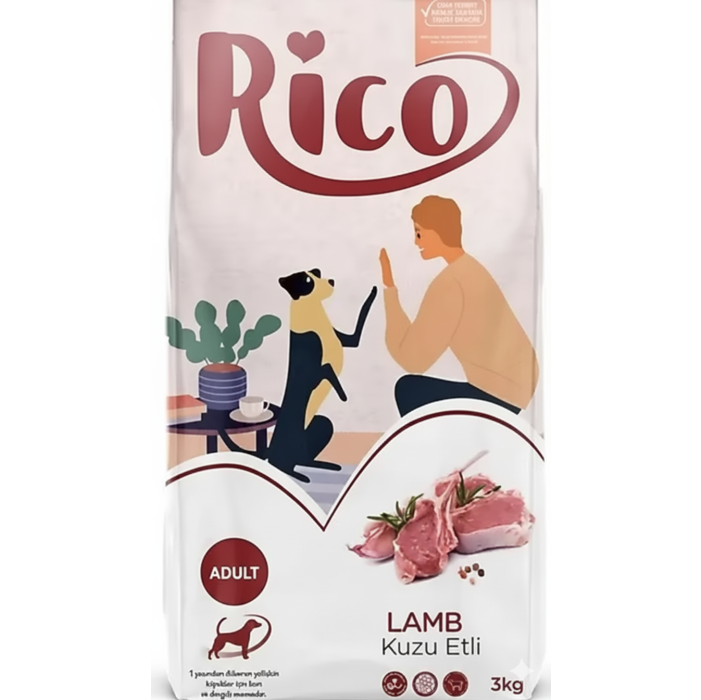 RICO Kuzu Etli Yetişkin Köpek 3kg