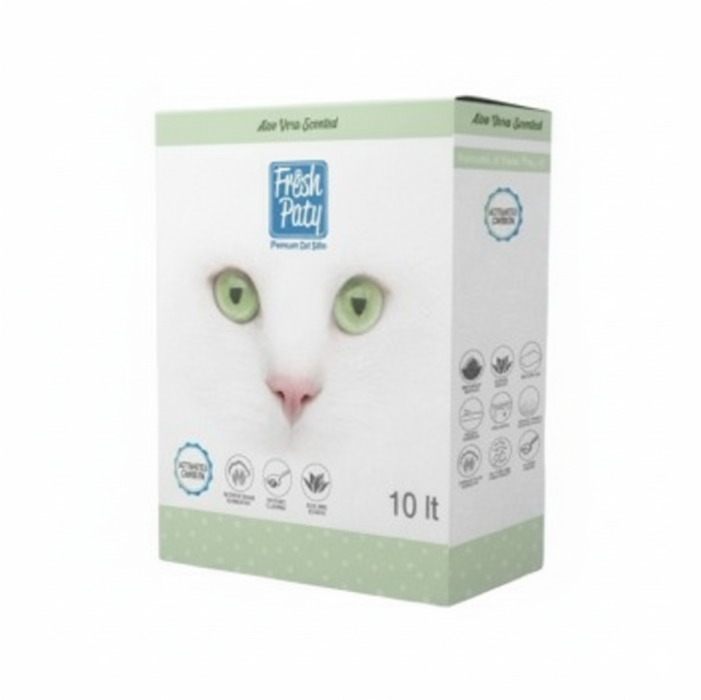 Fresh Paty Kedi Kumu Aloe Vera Kokulu - 10 lt