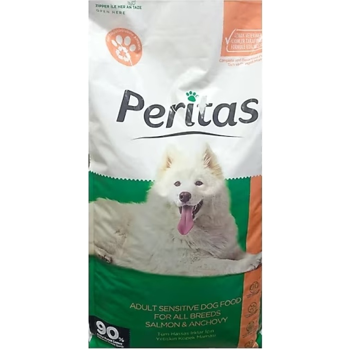 PERİTAS Somonlu ve Hamsili Tüm Irklar Has. Yet. Köpek 15kg