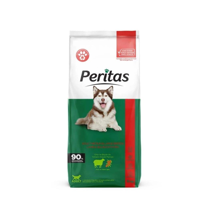 PERİTAS Kuzu Etli Orta ve Büyük Irk Yetişkin Köpek 15kg