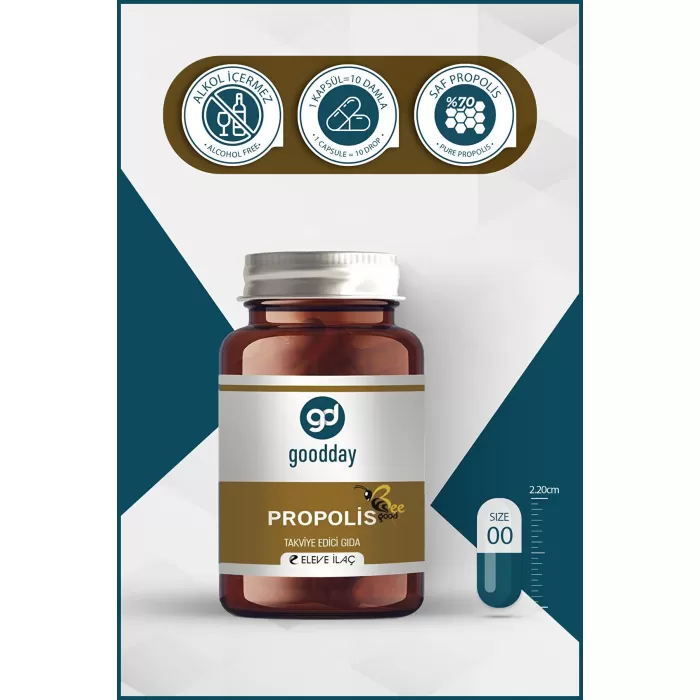 Goodday Propolis Besin Takviyesi %70 Saf Propolis