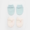 HediyeCantam     Save The Seahorse 2Li Bebek Eldiven 72232 Bej-Mint