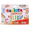 HediyeCantam Carioca Stamperello Yıkanabilir Keçeli Boya Kalemi 12Li